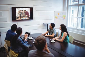 business-executives-doing-video-conference business-executives-doing-video-conference
