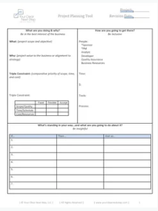 project one sheet